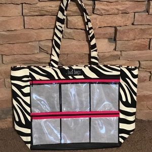 Brand New with plastic Luci Bag Zebra